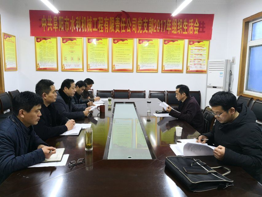 公司黨支部委員會(huì)召開(kāi)2017年度組織生活會(huì)